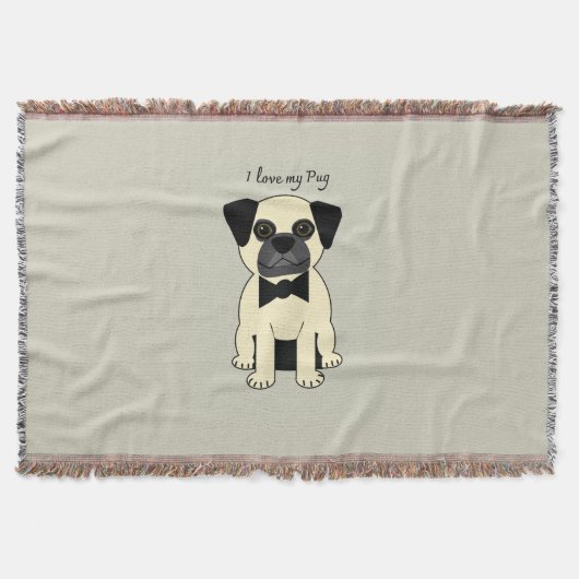 Couverture J'adore mon Pug (Devant)