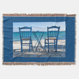 Couverture J'aime Grèce taverna photo bleu et blanc