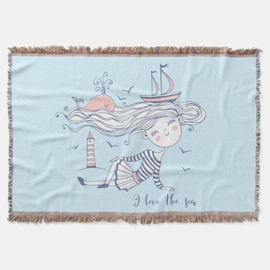 Couverture J'aime la mer Whimsical Nautical (Devant)