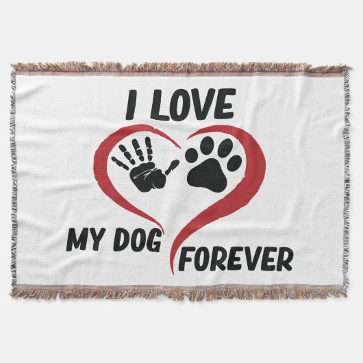 Couverture J'aime mon chien jeter l'oreiller (Devant)