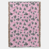 Couverture J'aime mon motif de souris dans le rose (devant Vertical)