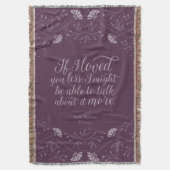 Couverture Jane Austen Emma Violet Floral Citation Amour (devant Vertical)