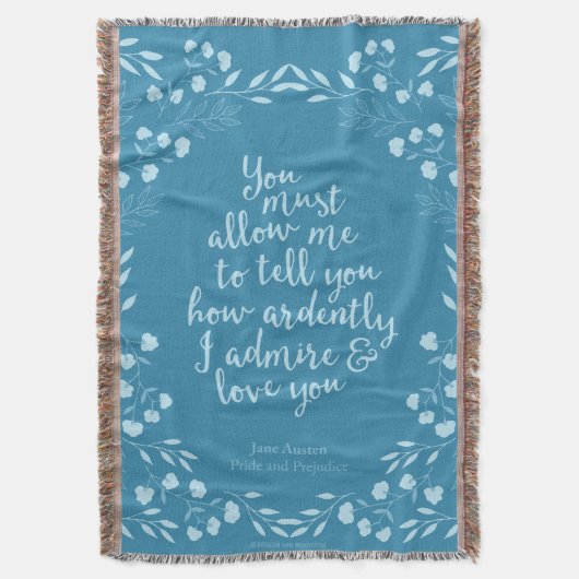 Couverture Jane Austen Fierté et préjugé Amour floral (devant Vertical)