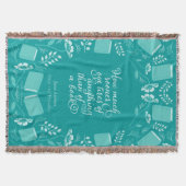 Couverture Jane Austen Fierté & Préjugés Turquoise Floral Lib (Devant)