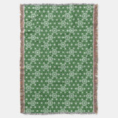 Couverture Japonais Asanoha motif - vert pin (devant Vertical)