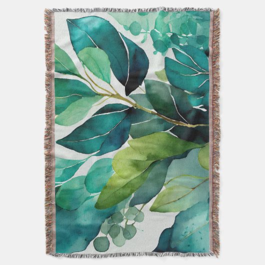 Couverture Jardin botanique Turquoise vert (devant Vertical)