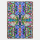 Couverture Jardin de Fleur sauvage de libellules Abstrait Flo (devant Vertical)