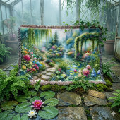 Couverture Jardin de la Cascade Enchantée Étang aux Lys
