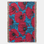 Couverture Jardin de pavot rouge sur bleu (devant Vertical)