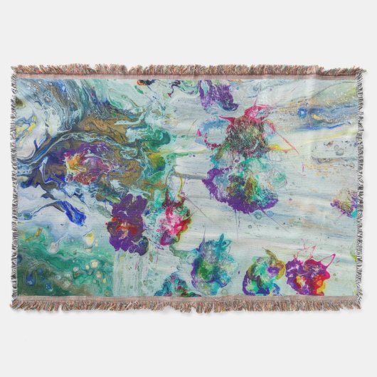 Couverture Jardin des colibris Peinture abstraite (Devant)