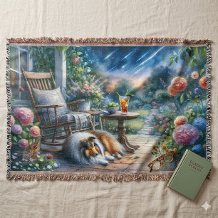 Couverture Jardin étoilé sous abri de porche Sheltie rêve
