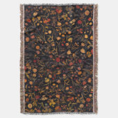 Couverture Jardin floral exotique de minuit (devant Vertical)