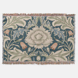 Couverture Jardin Floral William Morris Severn Fleur Classiqu