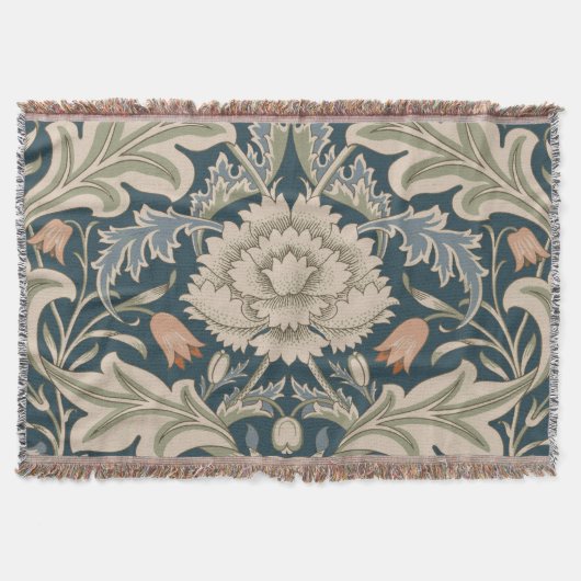 Couverture Jardin Floral William Morris Severn Fleur Classiqu (Devant)