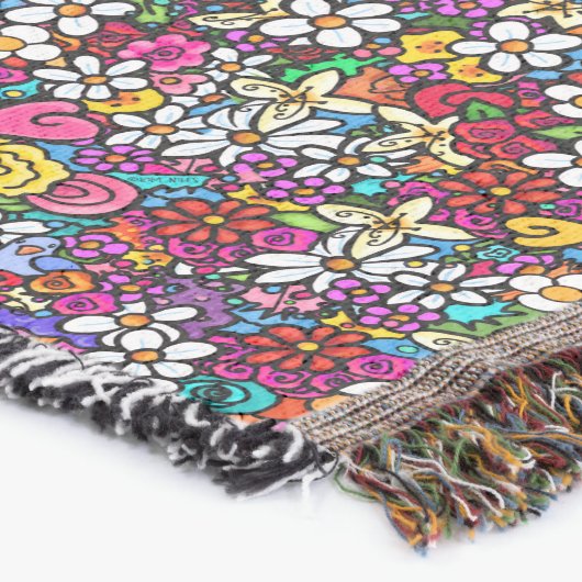 Couverture Jardin joyeux groovy (Coin)