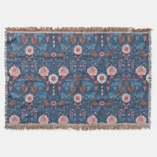 Couverture Jardin sauvage en bleu (Devant)