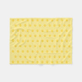 Couverture jaune d'ouatine d'empreinte de patte (Devant (Horizontal))