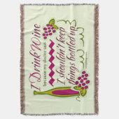 Couverture Je bois la citation drôle de vin (devant Vertical)