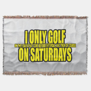 Couverture Je Ne Golf Que Le Samedi