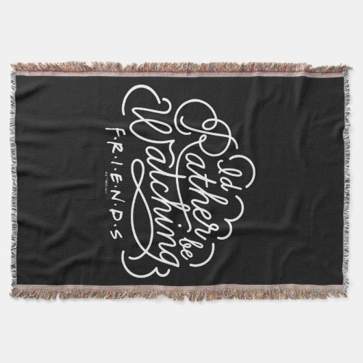 Couverture Je préférerais regarder FRIENDS™ Script (Devant)