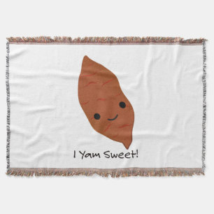 Couverture Je suis Yam Sweet Mignonne kawaii Patate douce