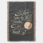 Couverture Je t'aime au noir de lune et de dos (devant Vertical)