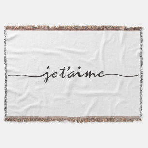Couverture je t'aime - Je t'aime en français - noir