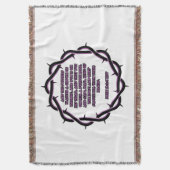 Couverture Jean 19:2-3 KJV Bible Verse Écriture (devant Vertical)