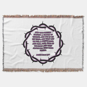 Couverture Jean 19:2-3 KJV Bible Verse Écriture