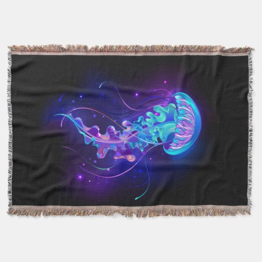 Couverture Jellyfish éclatante couleur (Devant)