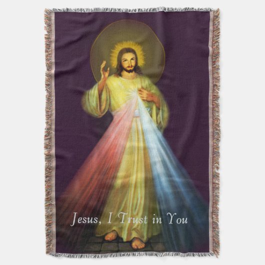Couverture Jésus divin de Mercy Blanket (devant Vertical)