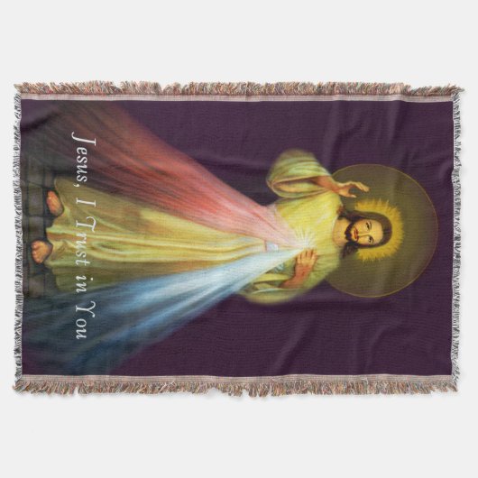 Couverture Jésus divin de Mercy Blanket (Devant)