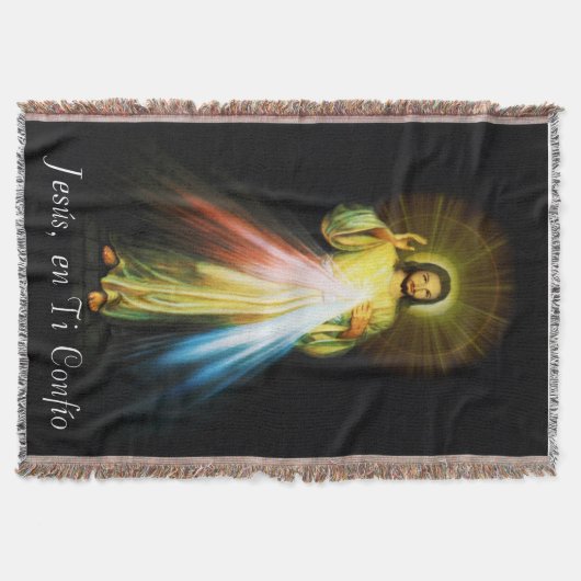 Couverture Jesus Divine Mercy Blanket Espagnol (Devant)