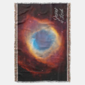 Couverture Jésus est Lord 11 Helix Nebula Throw Blanket (devant Vertical)