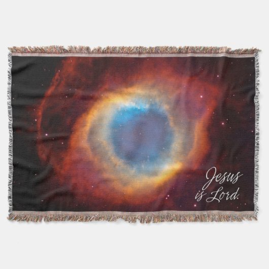 Couverture Jésus est Lord 11 Helix Nebula Throw Blanket (Devant)