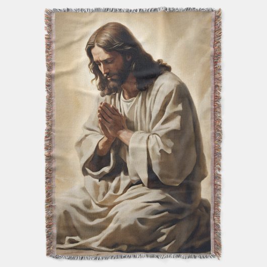 Couverture Jésus Priant Jeu Blanche (devant Vertical)