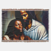 Couverture Jesus the Comforter Christian Throw Blanket (Devant)