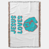 Couverture Jésus vous aime Citation basée sur la foi (devant Vertical)