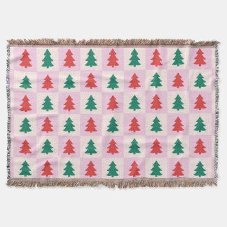 Couverture jetée Arbres de Noël
