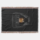 Couverture jetée Bête de Bourbon (Devant)