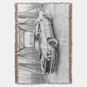 Couverture jetée de voiture de muscle américaine (devant Vertical)