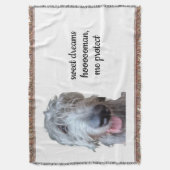 Couverture jetée Irish Wolfhound – Douces Rêves (devant Vertical)