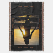 Couverture jetée - Sunset Shadow - HAMbyWhiteGlove (devant Vertical)