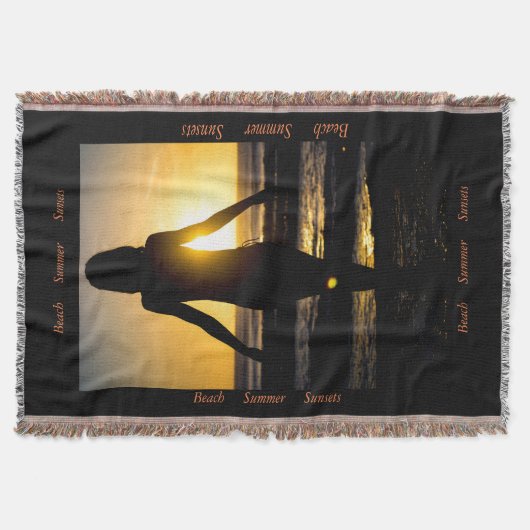 Couverture jetée - Sunset Shadow - HAMbyWhiteGlove (Devant)
