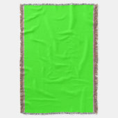 Couverture jetée vert néon (devant Vertical)