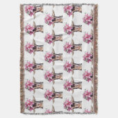 Couverture Jeter Blanket Lily la chèvre (devant Vertical)