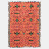 Couverture Jeter Blanket Orange Begonia (devant Vertical)