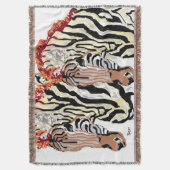 Couverture Jeter Blanket Zebra's (devant Vertical)