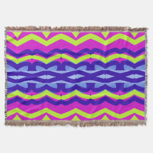 Couverture Jeter couverture, tissu multicolore moderne motif
