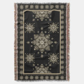 Couverture Jeter des médaillons de Sepia Blanket sur Noir (devant Vertical)